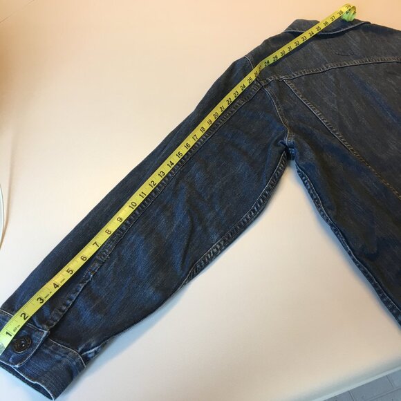 Red Camel Denim Trucker Jacket Mens XL Button Closure Dark Wash - Picture 10 of 14